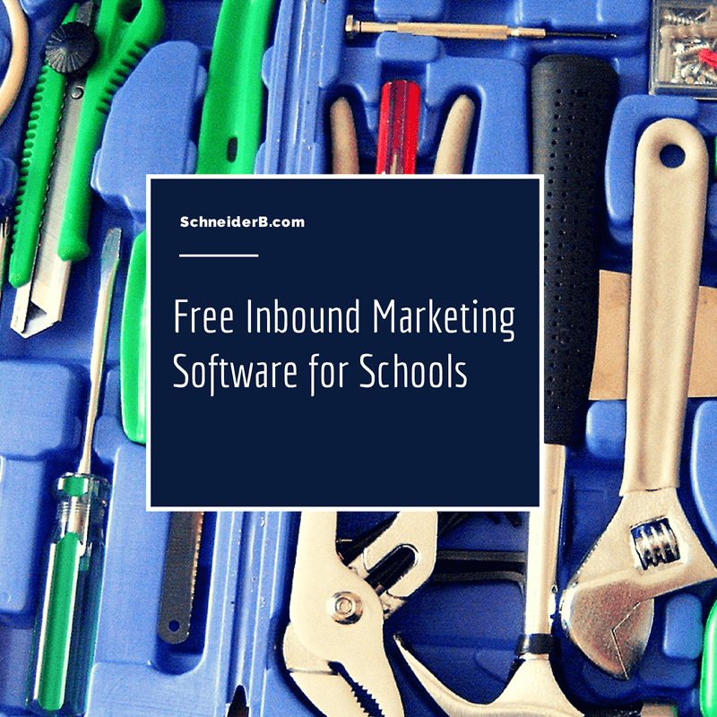 Free Inbound Marketing Software for Schools 2 free inbound marketing software for schools