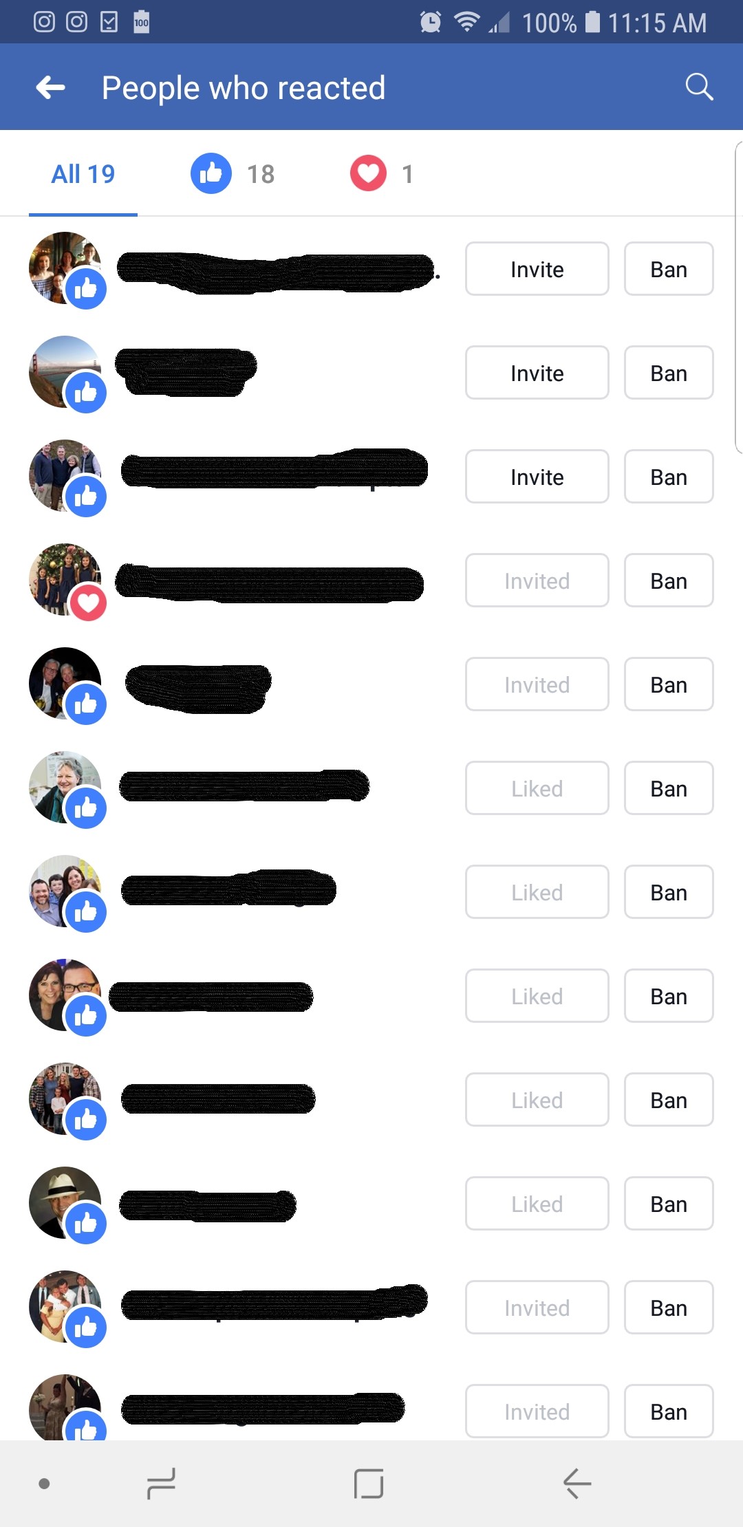 Use the Post Invite Button