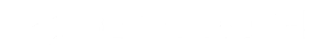SEO Coach Logo - White